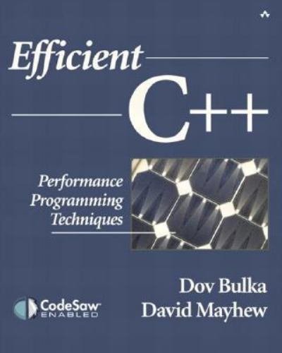Efficient C++: Performance Programming Tech- paperback, 9780201379501, Dov Bulka