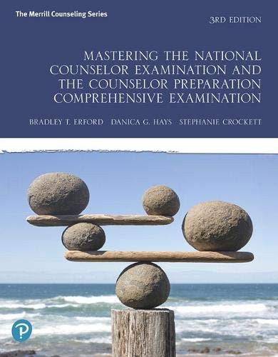 Mastering the National Counselor Examination and the by Erford