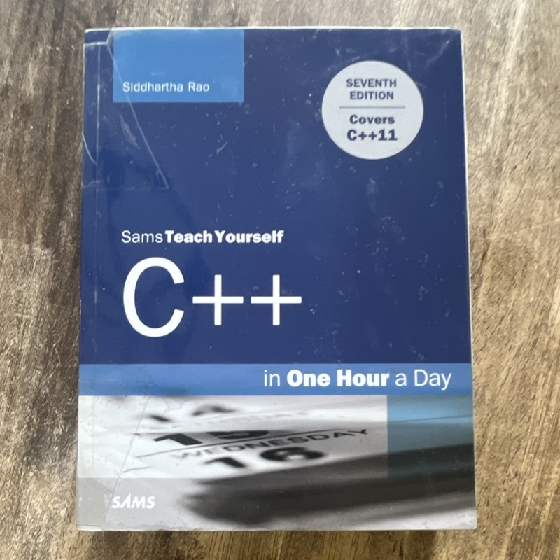 Sams Teach Yourself C++ Seventh Edition by Siddhartha Rao Paperback SAMS