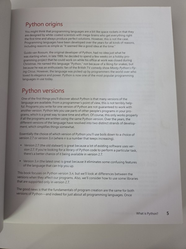 Begin to Code with Python by Rob Miles (2017, Trade Paperback) gallery