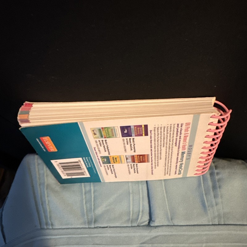 Mosby's OB/Peds and Women's Health Memory NoteCards : Visual, Mnemonic, and... gallery