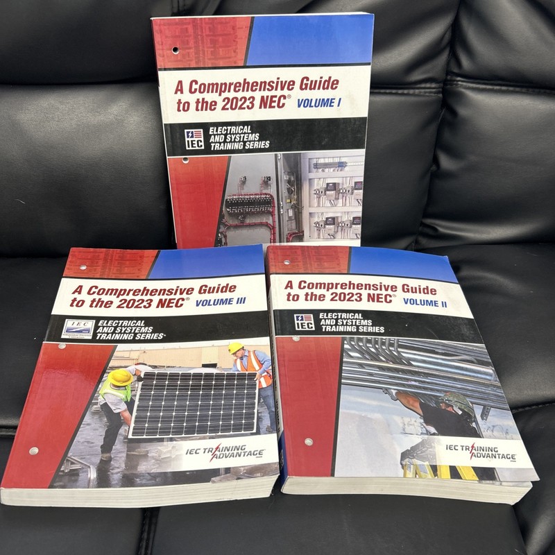 A Comprehensive Guide to the 2023 NEC Volumes I-III by Ryan Jackson