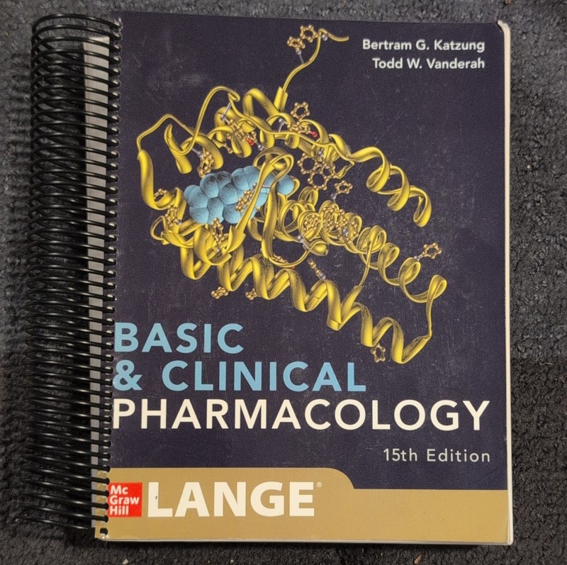 McGraw-Hill Basic & Clinical Pharmacology 15th Ed Spiral Bound Lange Katzung
