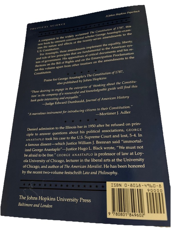 The Amendments To The Constitution A Commentary George Nasal - Like New gallery