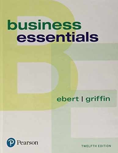 Business Essentials (What’s – Hardcover, by Ebert Ronald; Griffin – Very Good w