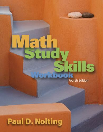 Math Study Skills Workbook, Paul D. Nolting, Acceptable Book