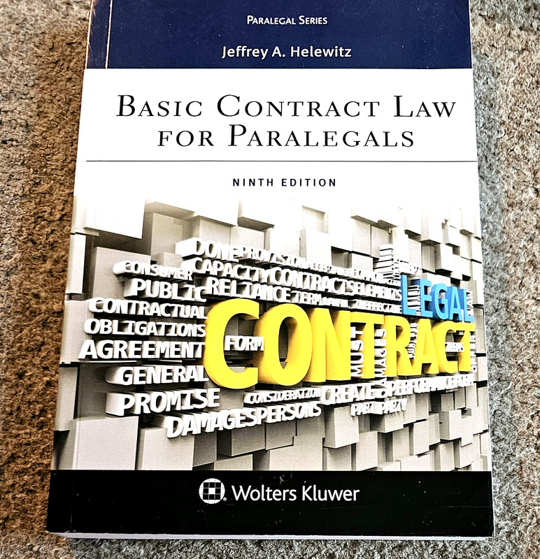New! Basic Contract Law for Paralegals by Helewitz, Jeffrey A. Brand New Sealed