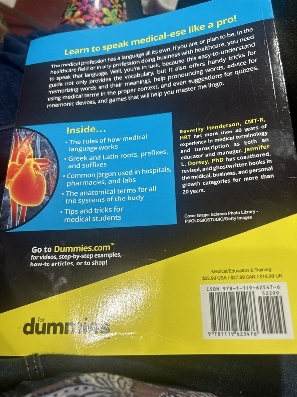 Medical Terminology for Dummies by Beverley Henderson and Jennifer L. Dorsey gallery