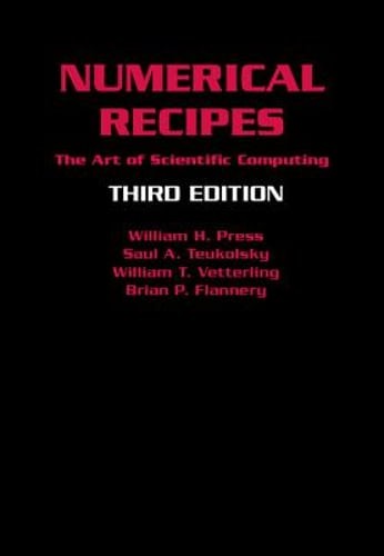 Numerical Recipes: The Art of Scientific Computing by William H Press: Used