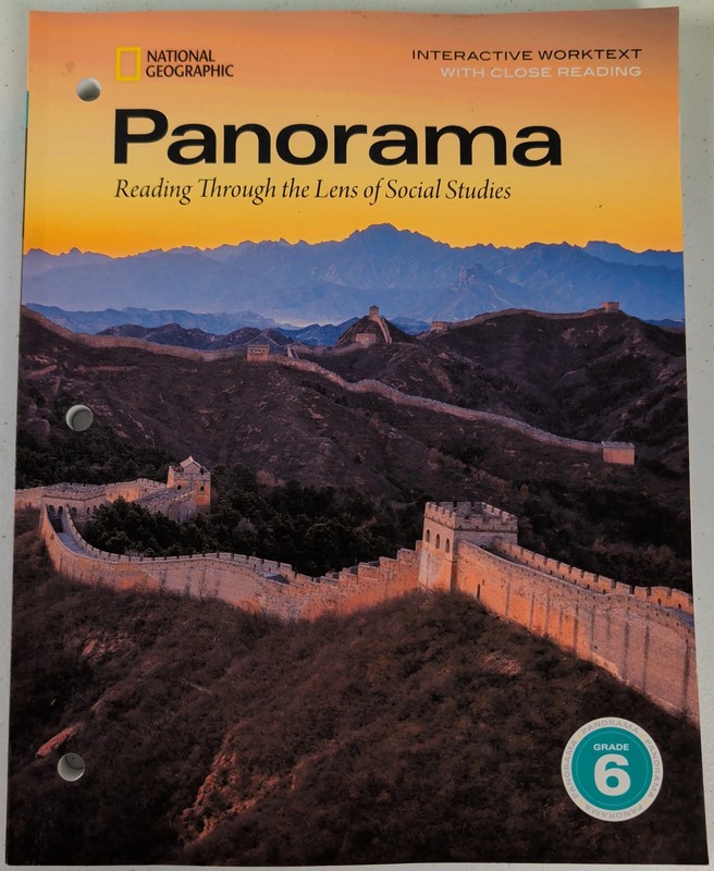 National Geographic Panorama Grade 6 Interactive Worktext Social Paperback