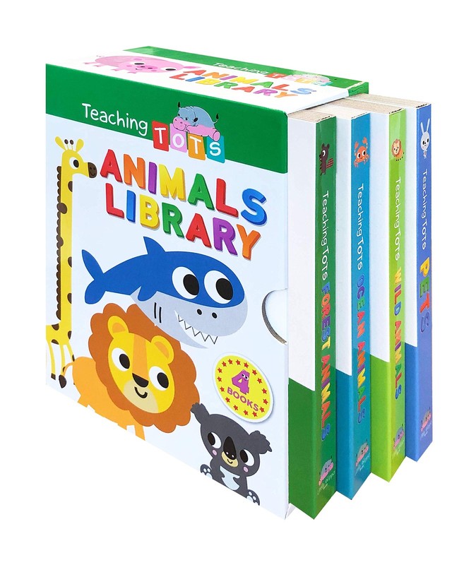 Teaching Tots Animals Library (4 Book Set) – Educational