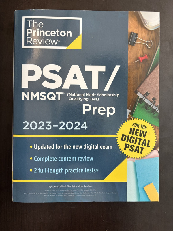 Princeton Review PSAT/NMSQT Prep 2023-2024: 2 Practice Tests + Review + Online
