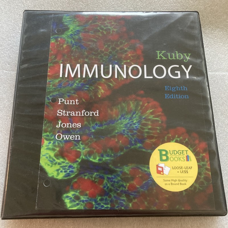 Kuby Immunology 8th Edition Punt Stranford Owen (loose leaf binder) Underlined