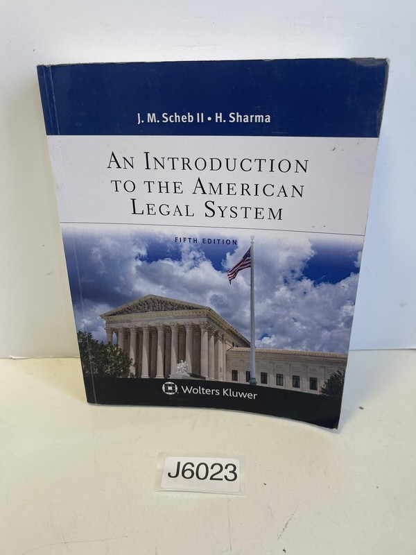 Aspen Paralegal Ser.: An Introduction to the American Legal System by Hemant…