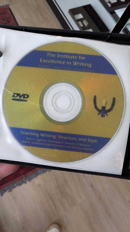 The Institute For Excellence In Writing DVD Box Set - Writing Structure Style gallery
