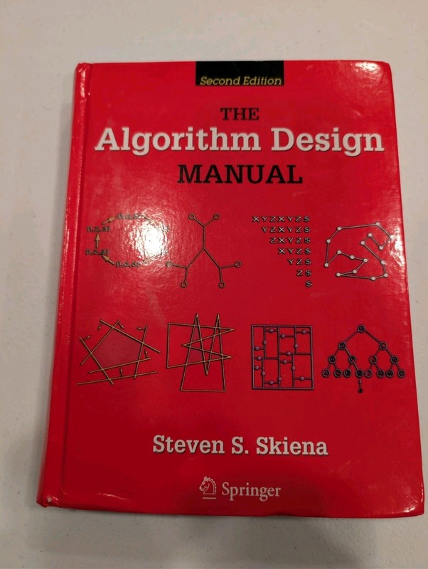 The Algorithm Design Manual Steven S. Skiena Hardcover 2nd Ed