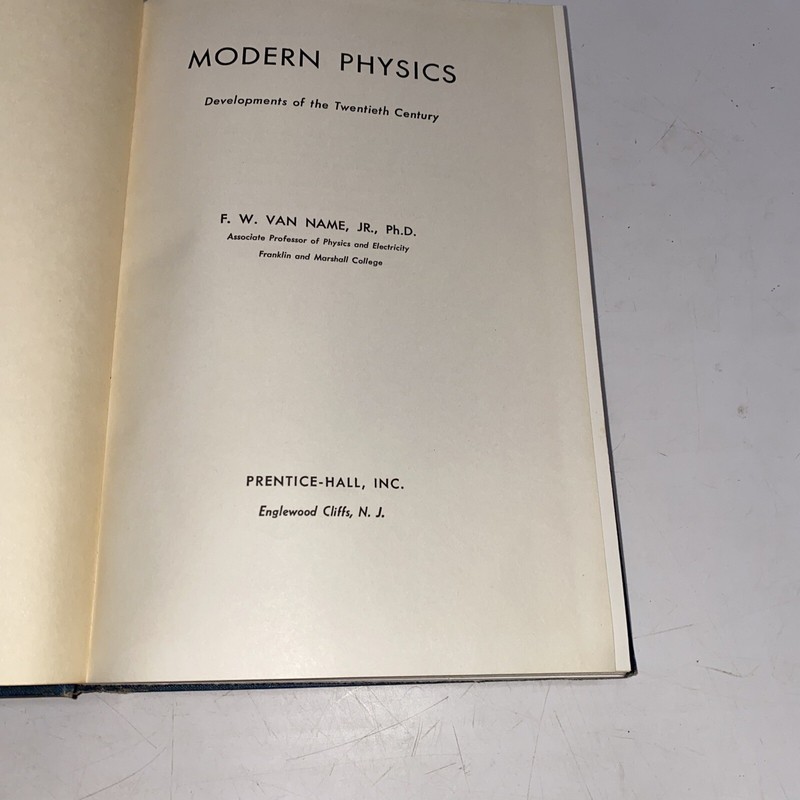 Modern Physics Van Name Prentice-hall gallery