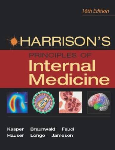Harrisons Principles of Internal Medicine 16th Ed (Vol I) – Hardcover – GOOD