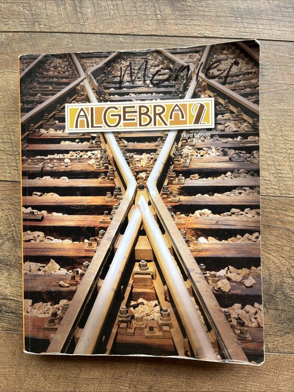 BJU Press Algebra 2 Student Text Blank Questions! (Third Edition)