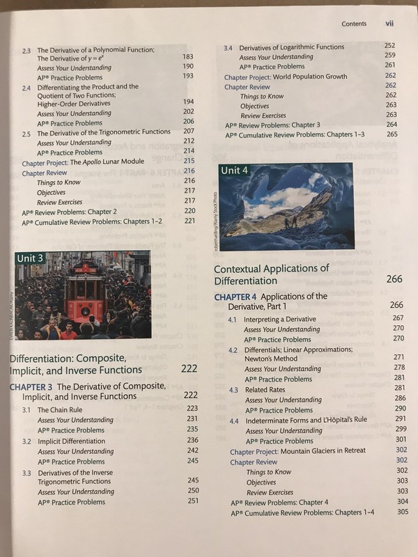 CALCULUS for the AP Course - Third 3rd Edition - 2020 - Hardcover gallery