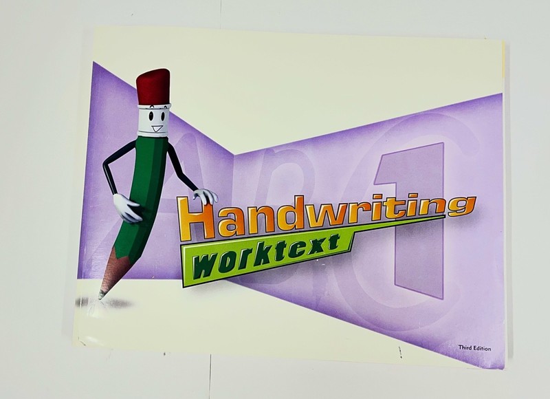 BJU Handwriting 1 Worktext 1st grade homeschool 3rd edition