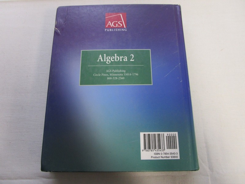Algebra 2 Student Text by A. G. S. Secondary and Haenisch (2004, Hardcover) gallery