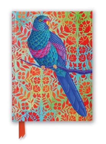 Jane Tattersfield: Blue Parrot (Foiled Journal) by Flame Tree Studio: New