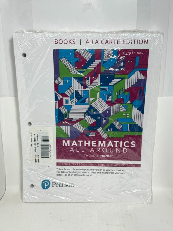 Pearson Mathematics All Around Loose Leaf Binder Ready Books a la Carte Edition
