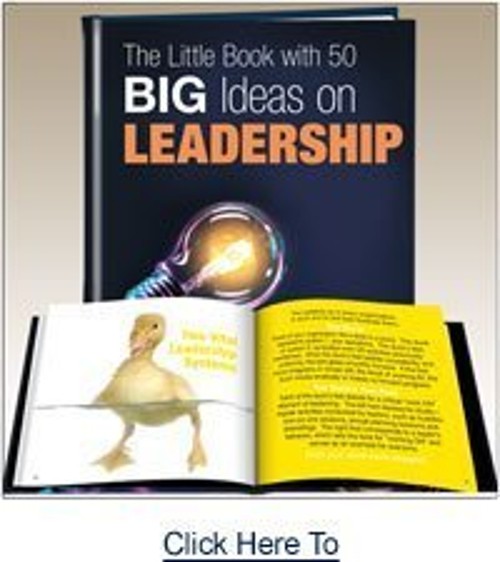 The Little Book with 50 Big Ideas on Leadership Hardcover
