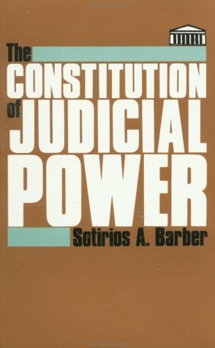 The Constitution of Judicial P – VERY GOOD