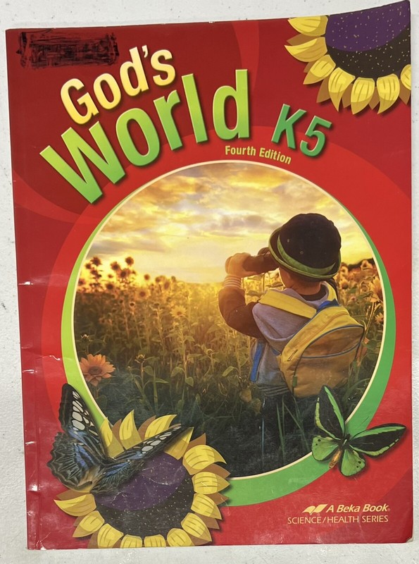 Abeka God’s World k5 current fourth edition READ