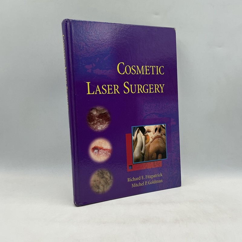 Cosmetic Laser Surgery Fitzpatrick Goldman HC Purple 2000 Mosby USA 1st Ed