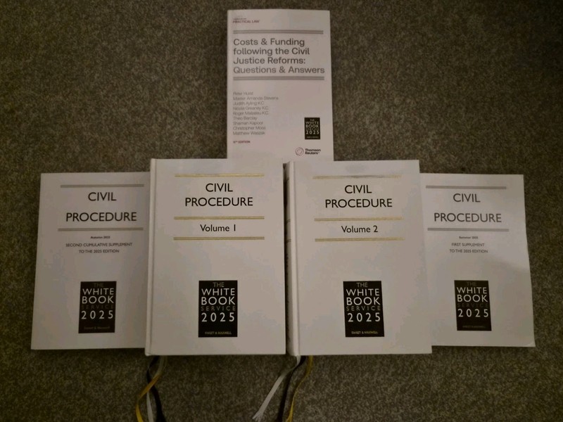 The White Book Service 2025 Civil Procedure. Volume 1, 2, Q&A, Supplement gallery