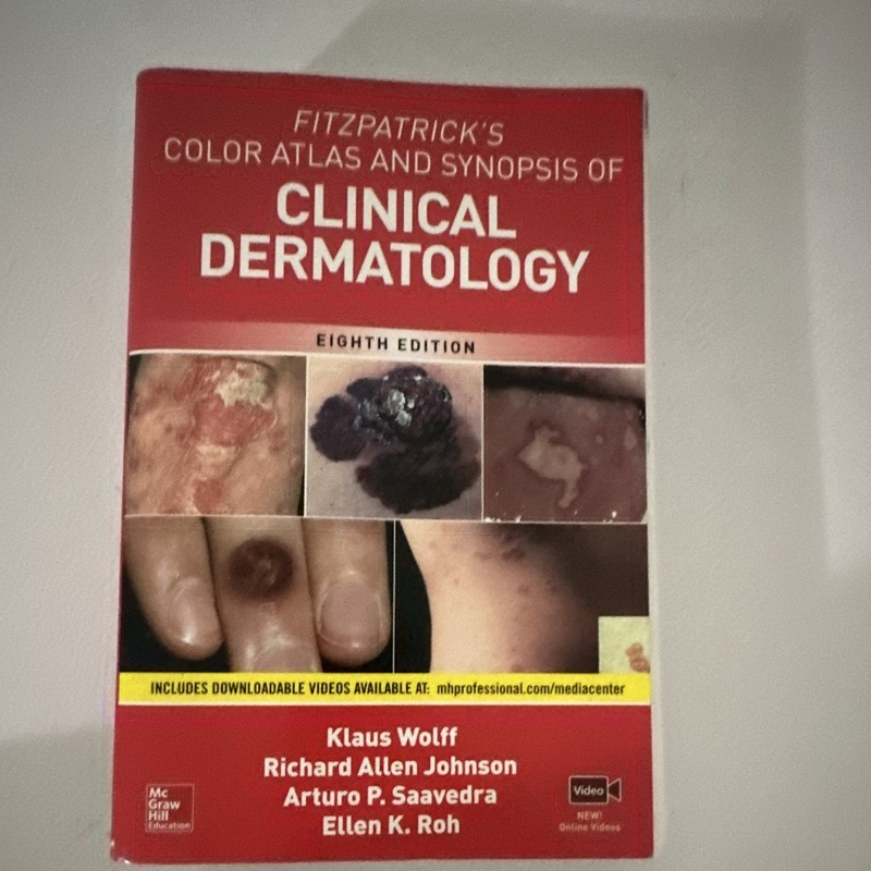 McGraw-Hill Fitzpatrick’s Color Atlas Clinical Dermatology 8th Ed PB 2019