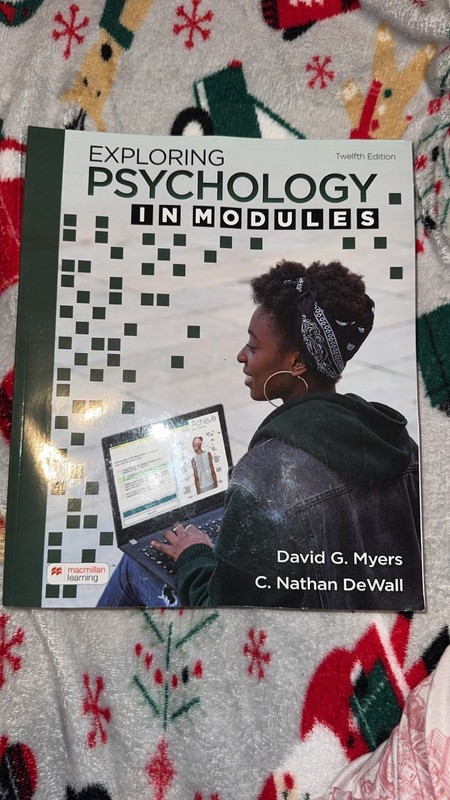 Exploring Psychology 12th Edition Looseleaf 2022 David G. Myers Worth Publishers