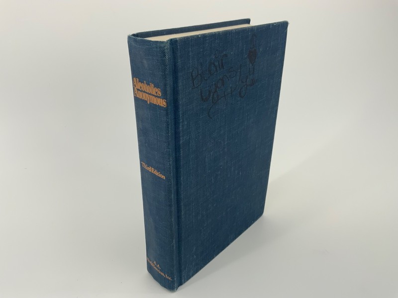 1984 17th Printing Alcoholics Anonymous Third Edition Book PERSONALIZED!