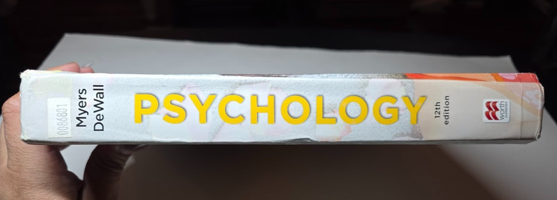 Psychology 12th Edition Myers DeWall, hardcover, good condition gallery