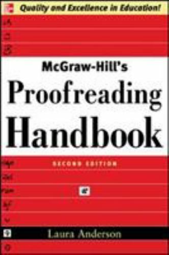 McGraw-Hill’s Proofreading Handbook by Laura Killen Anderson (2005, Trade …