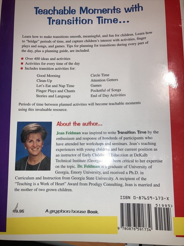 Transition Time : Let's Do Something Different by Jean Feldman Teacher Resource gallery