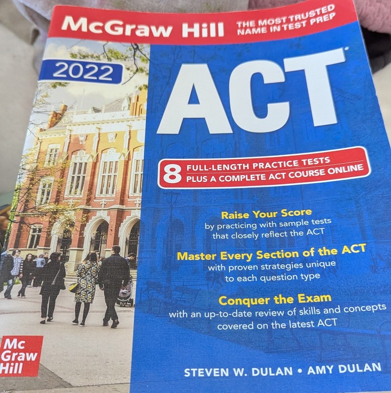 McGraw-Hill Education ACT 2022 by Steven W. Dulan and Amy Dulan (2021, paperback