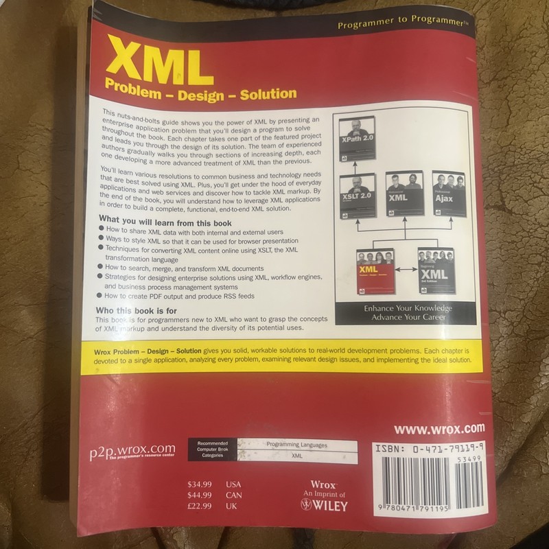 XML : Problem - Design - Solution by Mitch Amiano, Conrad D'Cruz, Kay Ethier and gallery