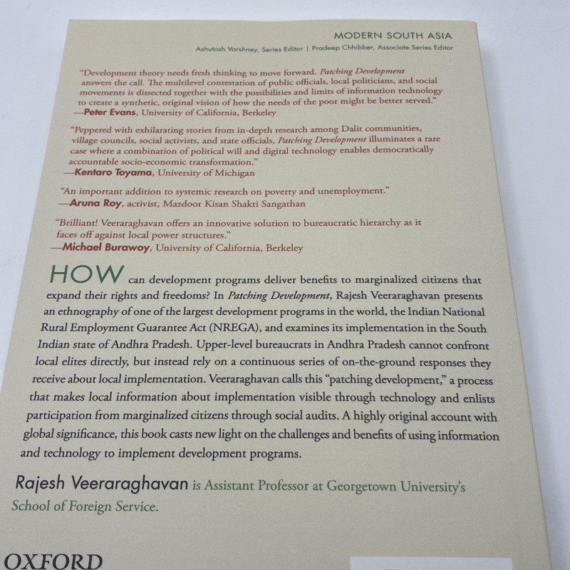 Patching Development : Information Politics and Social Change in India gallery