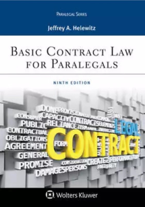 Aspen Paralegal Ser.: Basic Contract Law for Paralegals by Jeffrey A….