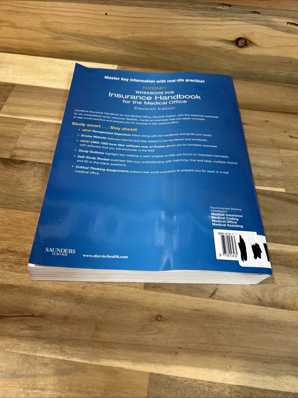 Workbook for Insurance Handbook for the Medical Office by Marilyn Fordney (2009… gallery