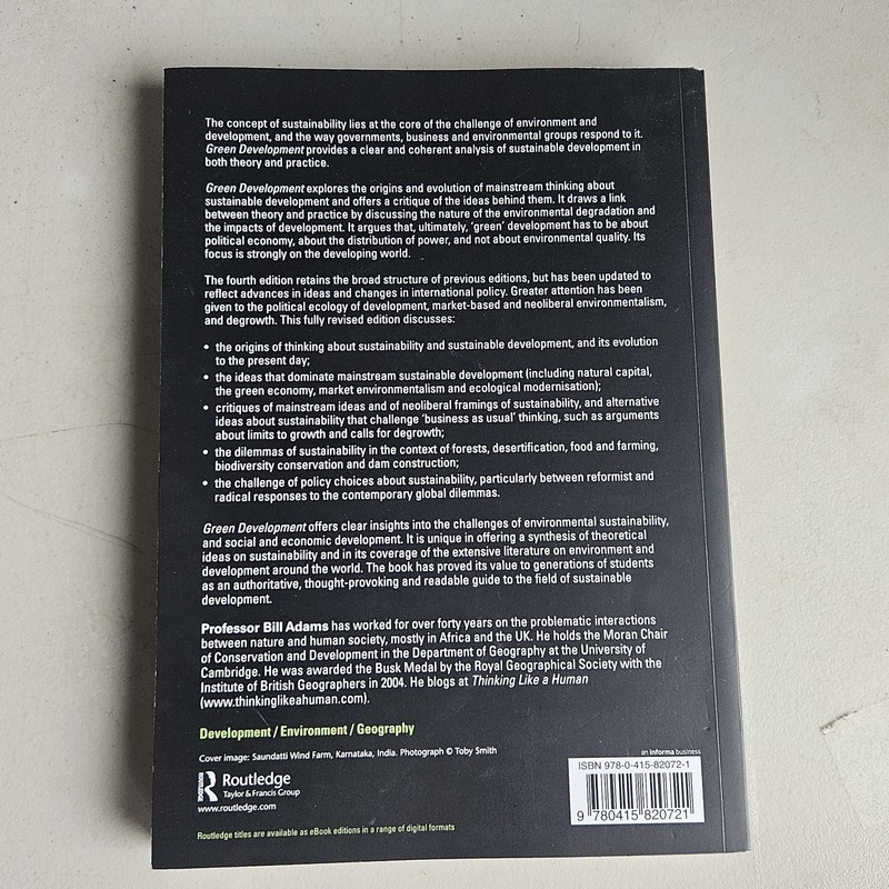 Green Development : Environment and Sustainability in a Developing World by Bill gallery