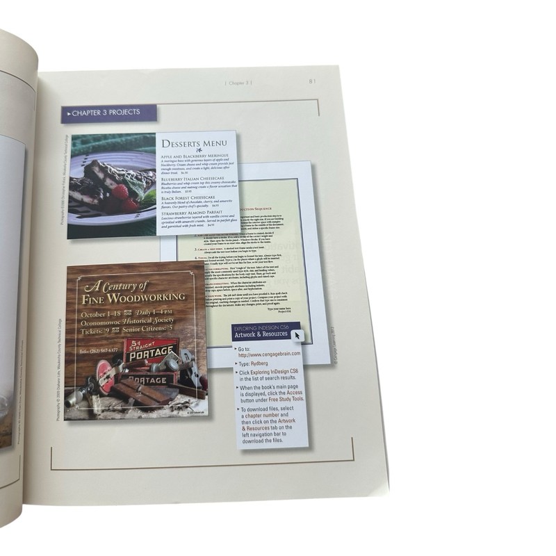 EXPLORING ADOBE INDESIGN CS6 Textbook Terry Rydberg 2013 Paperback 402 Pages G+ gallery