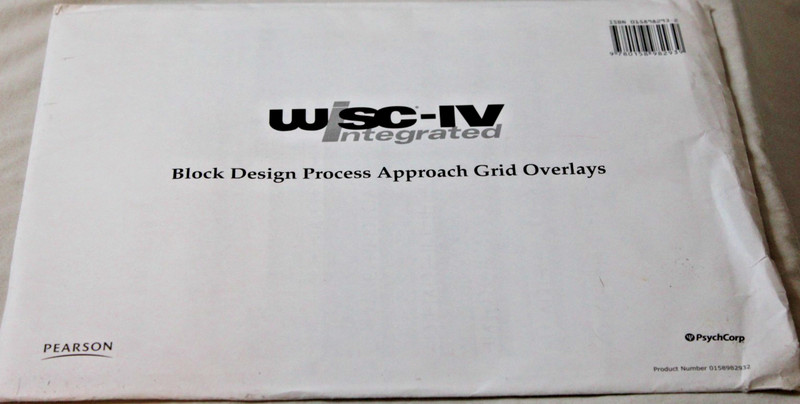 WISC-IV Wechsler Intelligence Scale for Children Fourth Edition Psychologist gallery
