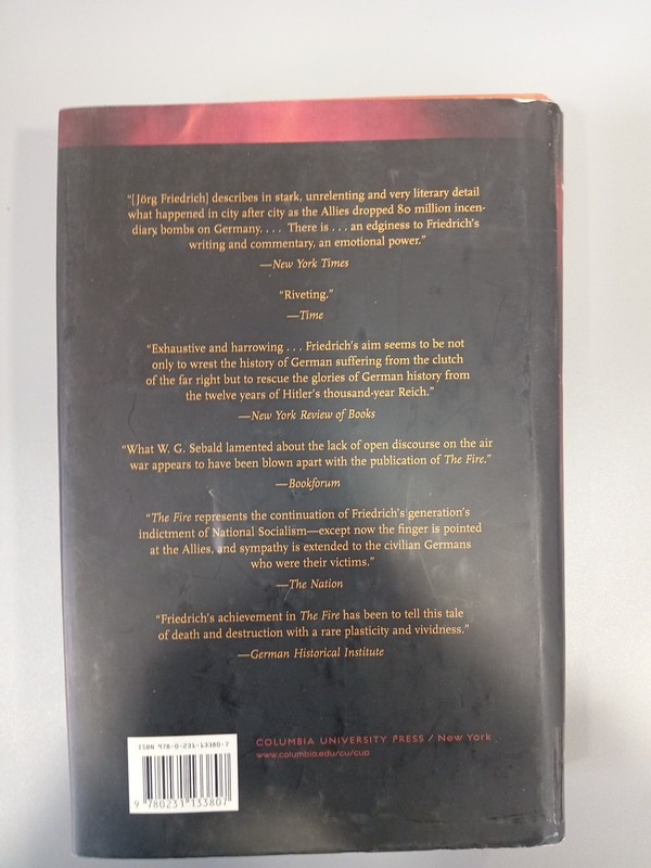 The Fire: The Bombing of Germany, 1940-1945 : Jorg Friedrich BK970 gallery