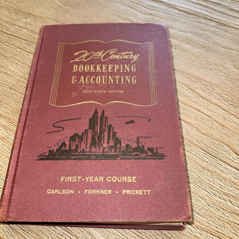 20TH CENTURY Bookkeeping and Accounting 19th Edition (1947, Hardcover)
