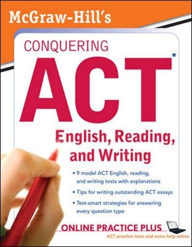 MCGRAW-HILL’S CONQUERING ACT ENGLISH, READING, AND WRITING By Steven Dulan *VG+*